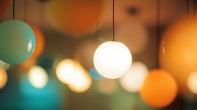 Abstract collaboration theme with colorful elements on gradient, ideal for brainstorming visuals, creative workshops, or corporate innovation.