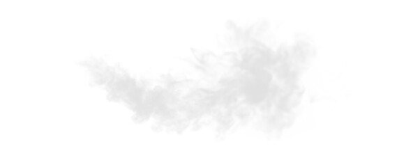 Fog or smoke, realistic white cloud, smoke from fire, smoke from work, steam, vector png.	
