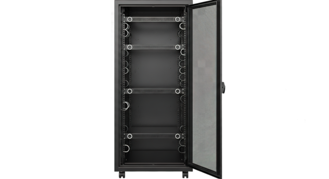 Modern Server Rack Cabinet Data Center Storage