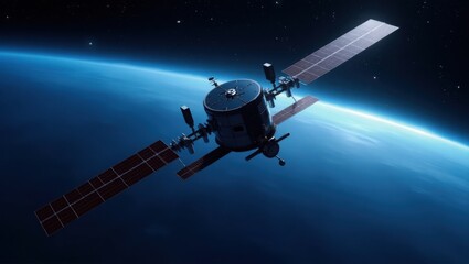 space shuttle and moon, satellite orbiting earth, satellite dish on the earth, satellite in space, satellite dish on the earth, spaceship and earth, space shuttle launch, satellite and earth, satellit