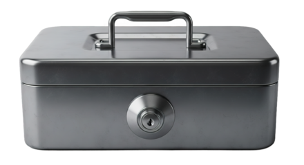 Metal Cash Box Security Safe Storage Container