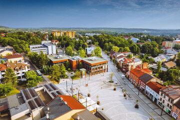 Jaworzno - rynek - biblioteka