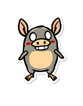 Icono de bocadillo de hablar en fondo transparente, sticker style. isolated with white highlights