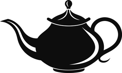 Classic Tea Pot for Brewing Tea Graphic