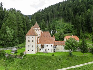 Castel Gardena (Fischburg) in Santa Cristina Valgardena, South Tyrol, Italy