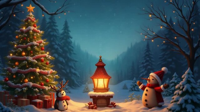 Background for Christmas Time
