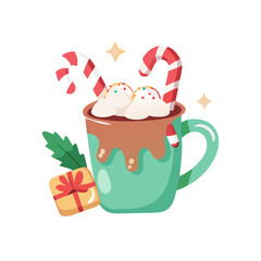 cup of coffee with candy