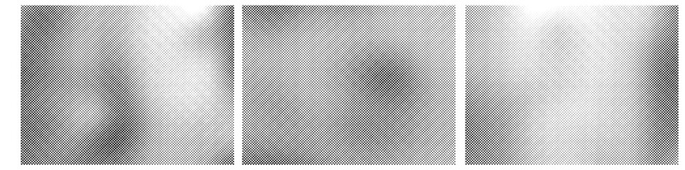 Abstract Halftone Pattern with Circular Elements on White Background texture