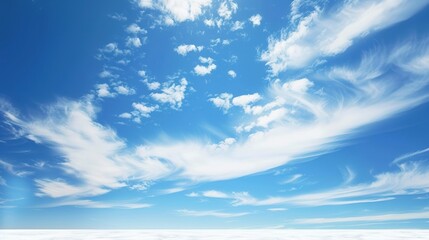 Serene Blue Sky White Ground Backgrounds: Elevate Visual Projects with Timeless Purity, Versatile Aesthetics, and Calming Vibes for Design, Decoration, and Digital Creations