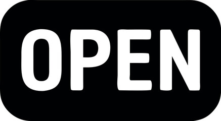 Open icon vector symbol illustration