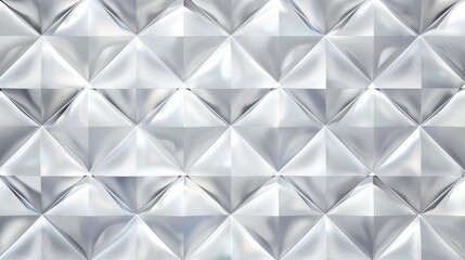 Obraz premium Luxury diamond wallpaper pattern, minimal silver and white gradient, seamless design.