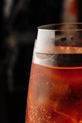 Close-up of fresh passion fruit with juicy seeds and vibrant pulp. Exotic tropical fruit texture in macro photography.