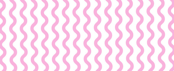 Seamless Wave Pattern, Hand drawn water sea vector background. Wavy beach print, curly grunge paint lines. EPS 10