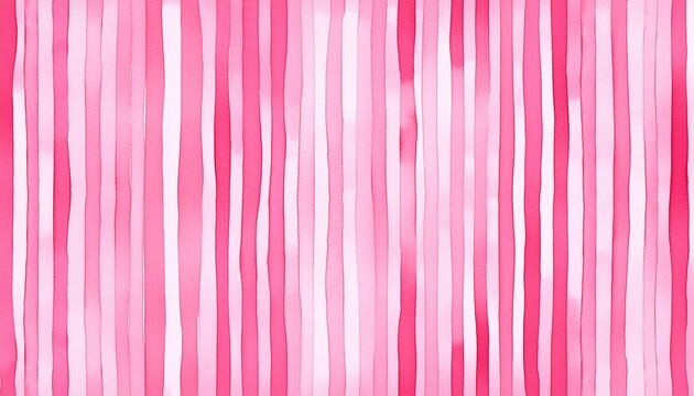 watercolor pink and white stripes background hand painted lines