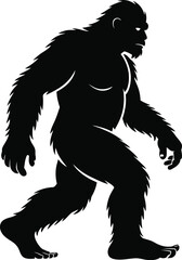 Bigfoot Silhouette SVG – Sasquatch Cut File
