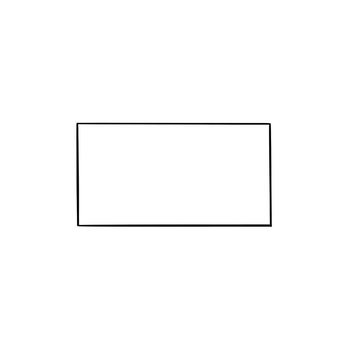 Easy to use Rectangle icon on white background