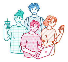 People of different occupations