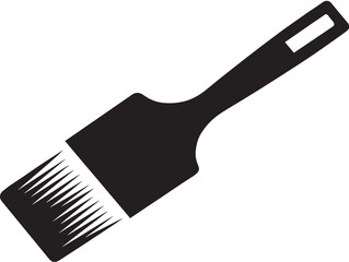 Minimal brush silhouette stock graphic artwork with clean modern art inspiration