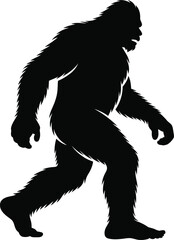 Fototapeta premium Bigfoot Silhouette SVG – Sasquatch Cut File