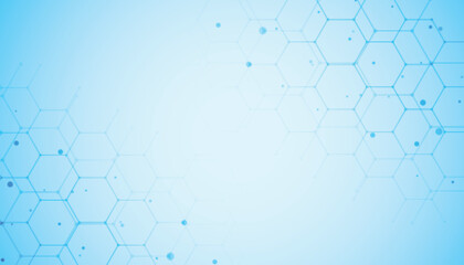 medical and healthcare background in blue color