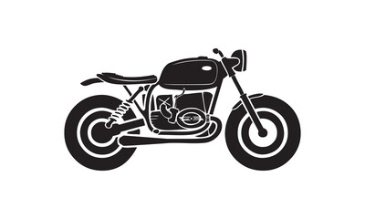 Fototapeta premium Red sport motorcycle on a white background with chrome wheels and black engine