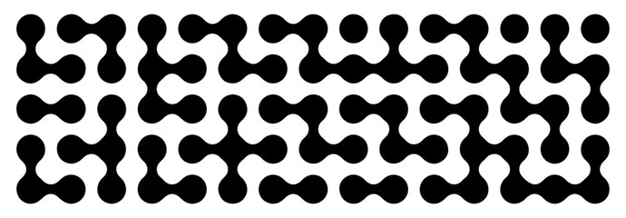 abstract connected circles dot background
