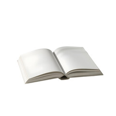 open book isolated on white background