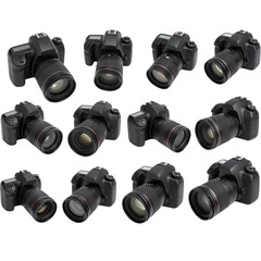 design pattern collection set of professional DSLR