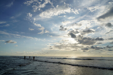 Plage d'Uvita , parc national Marino Ballena au Costa Rica
