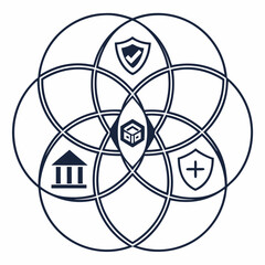 atom icon vector illustration