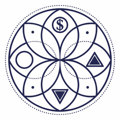 abstract floral ornament