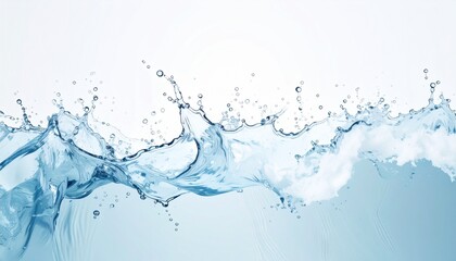 Dynamic water splash background Capturing the fluid motion and essence of water