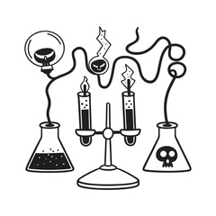 Obraz premium Halloween element set