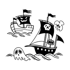 Halloween element set