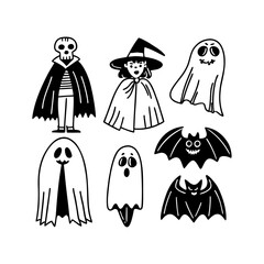 Halloween element set