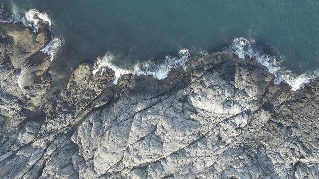 Rocky Coastline Drone Norway (4K 60fps D-Log)