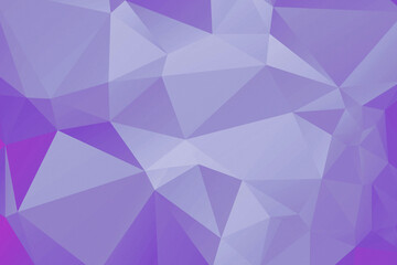 Abstract Geometric Polygonal Background with Gradient Shades of Purple and Lavender pattern