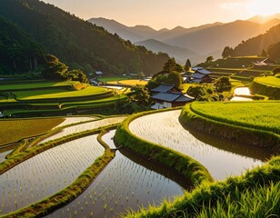 Planta&ccedil;&atilde;o de arroz 