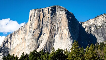 Majestic granite face against a vibrant sky