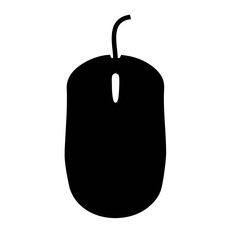 Find the best computer mouse for your needs black mouse vector image illustration design element