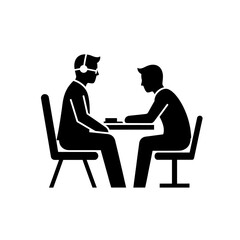 Two professionals collaborating at a desk, discussing strategies for business growth and success in a modern office setting.