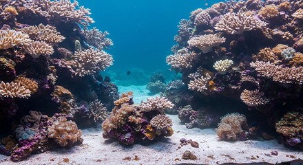 Underwater Panorama Exploring the Vibrant Coral Reefs of the Ocean