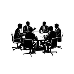 Team collaborates effectively in a professional meeting, discussing strategy and planning future success around a conference table