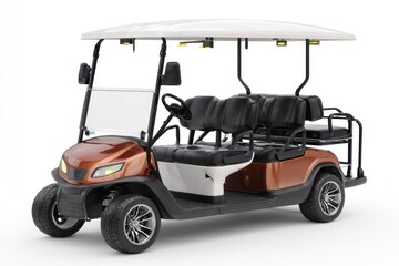 Four-passenger golf cart