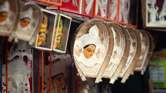 Durga Idol in Kulo, tradition of West Bengal