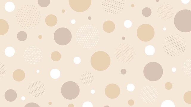 Cute and pop polka dot background