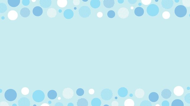 Cute and pop polka dot background