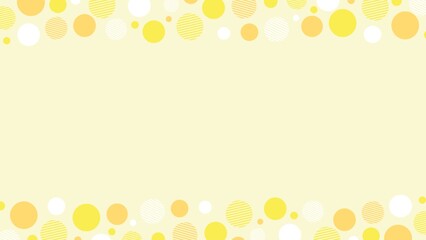 Cute and pop polka dot background