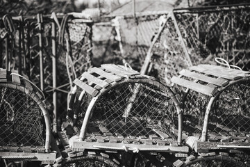 Lobster traps on Cape Breton