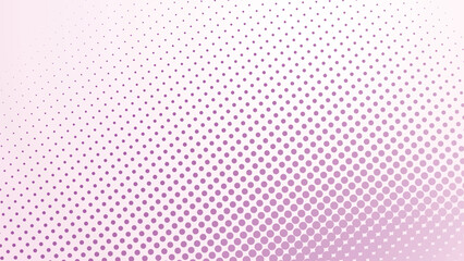 Lavender Purple Halftone Abstract Background with Gradient Dots Pattern for Modern Digital Design